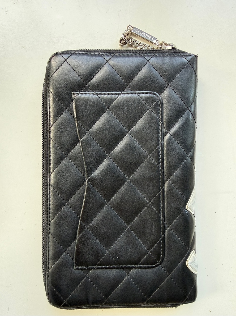 Chanel Cambon Black Leather Wallet - Picture 2 of 9